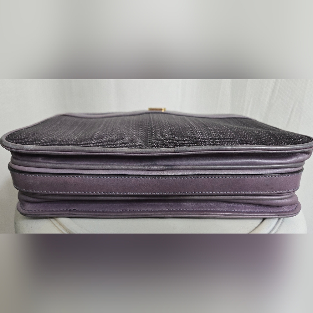 EUC Vintage Bally Purple Horse Hair Crossbody - Picture 9 of 15